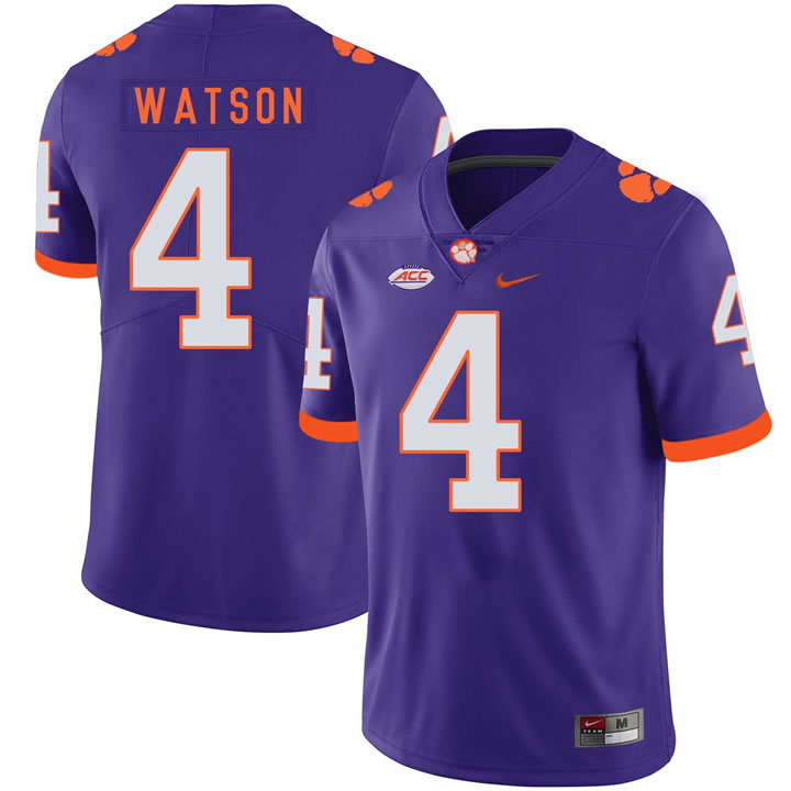 Clemson Tigers 4 Deshaun Watson Purple Nike College Football Jersey Dzhi,We sell and wholesale Clemson Tigers 4 Deshaun Watson Purple Nike College Football Jersey Dzhi on line form chian!